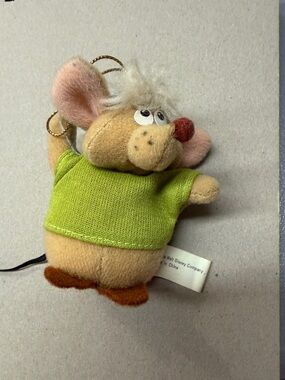 VTG 1988 Walt Disney Cinderella Mouse Gus Christmas Ornament
